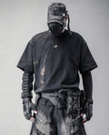 Streetwear Distressed Asymmetrical Cotton T-Shirt