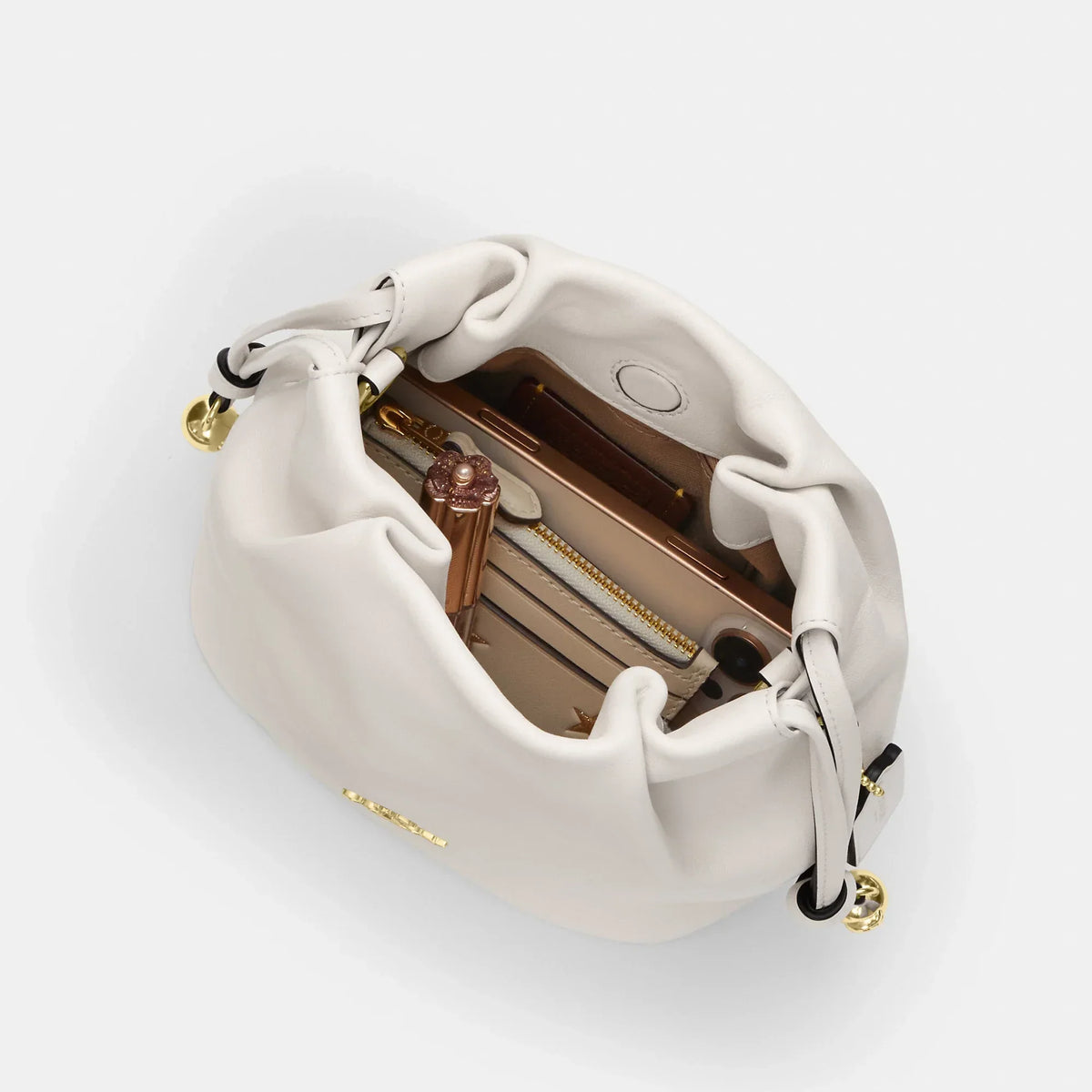 Coach Outlet Faye Mini Drawstring Bag With Ruching