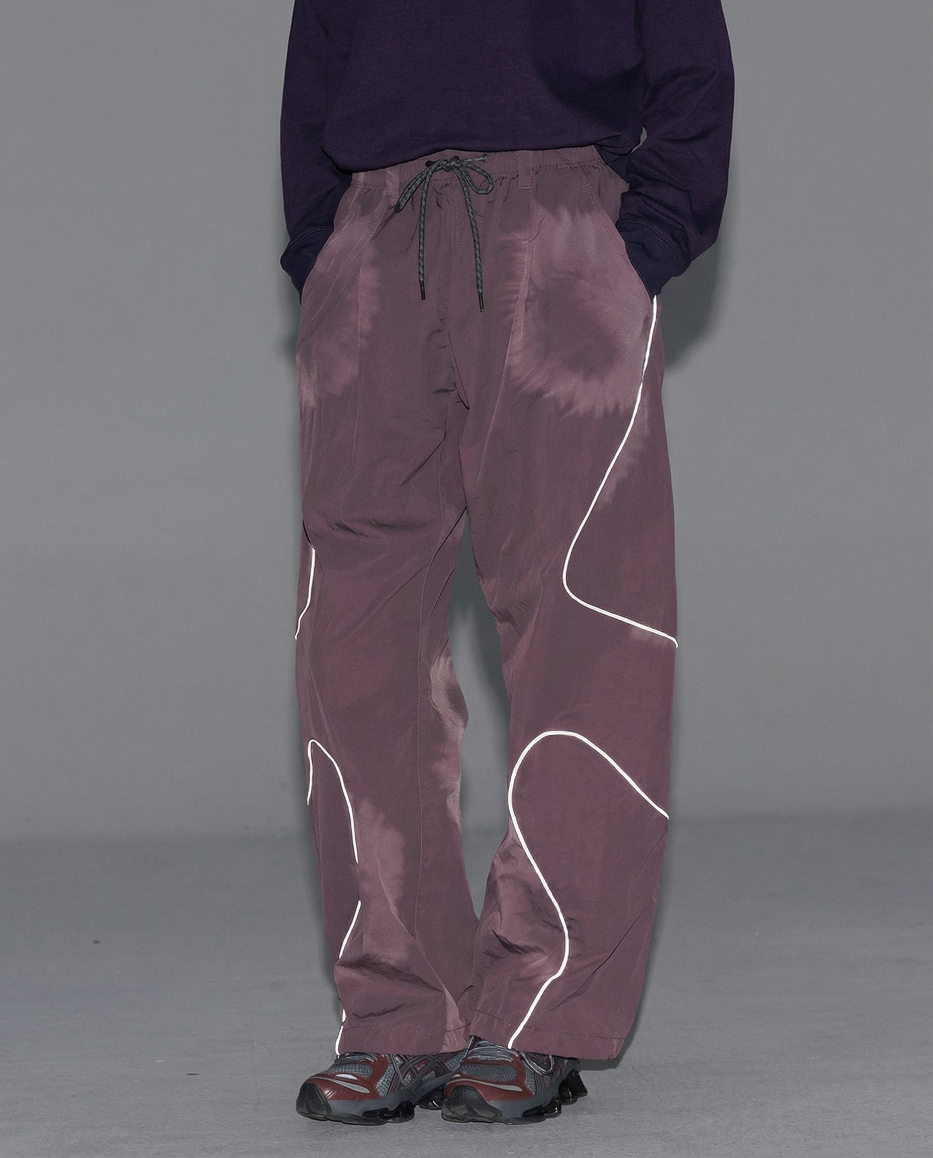 Streetwear Reflective Wide Leg Outdoor Hiking Pants