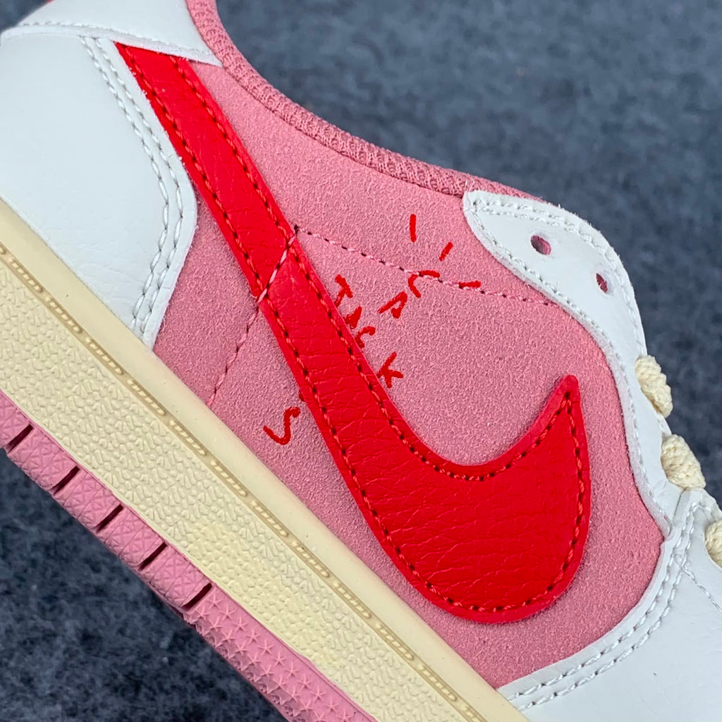 Travis Scott x Air Jordan 1 Retro Low OG PS 'Sail Tropical Pink'