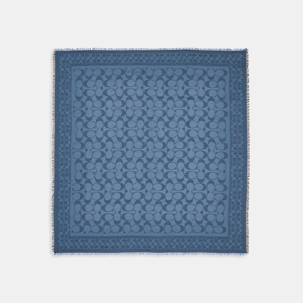 Coach Outlet Signature Oversized Square Scarf