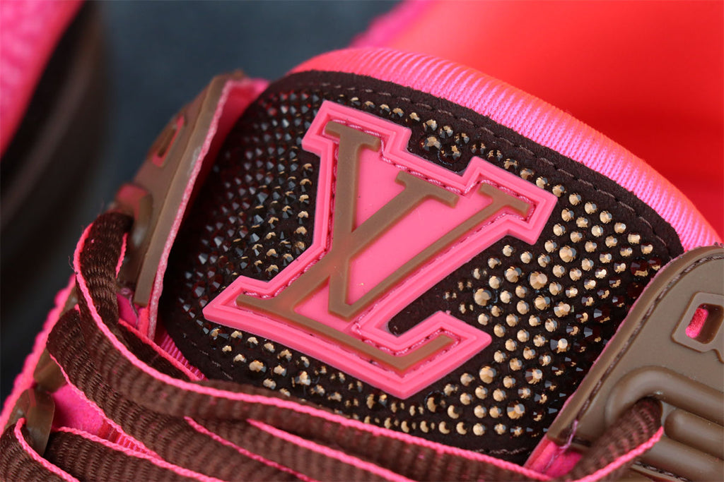 LV Trainer 'Crystal Pink Brown' (Rare Edition)