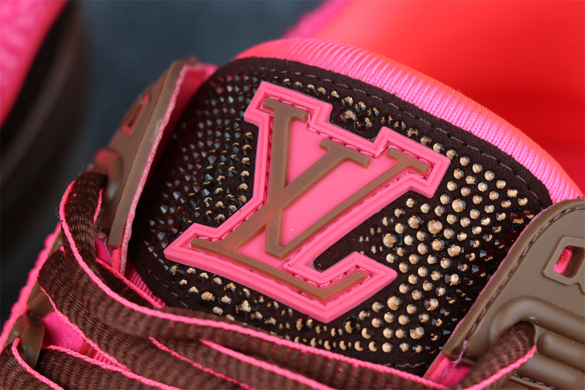 LV Trainer 'Crystal Pink Brown' (Rare Edition)
