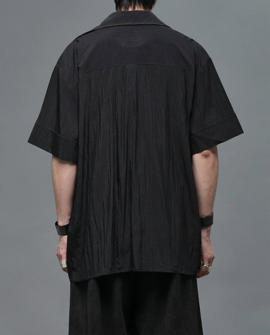 Japanese Darkwear Cowl Neck Draped Shirt
