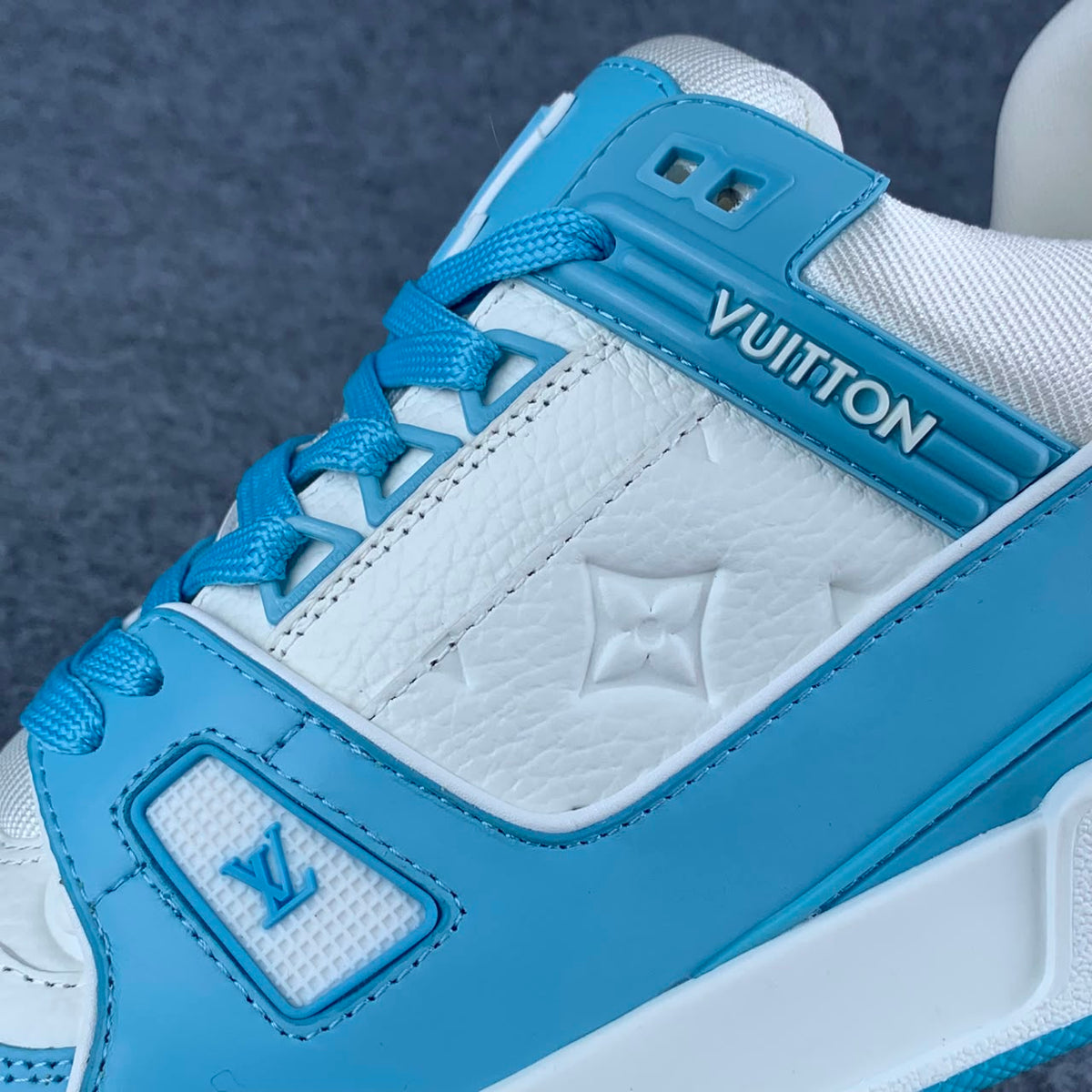 LV Trainer Low 'White Sky Blue'