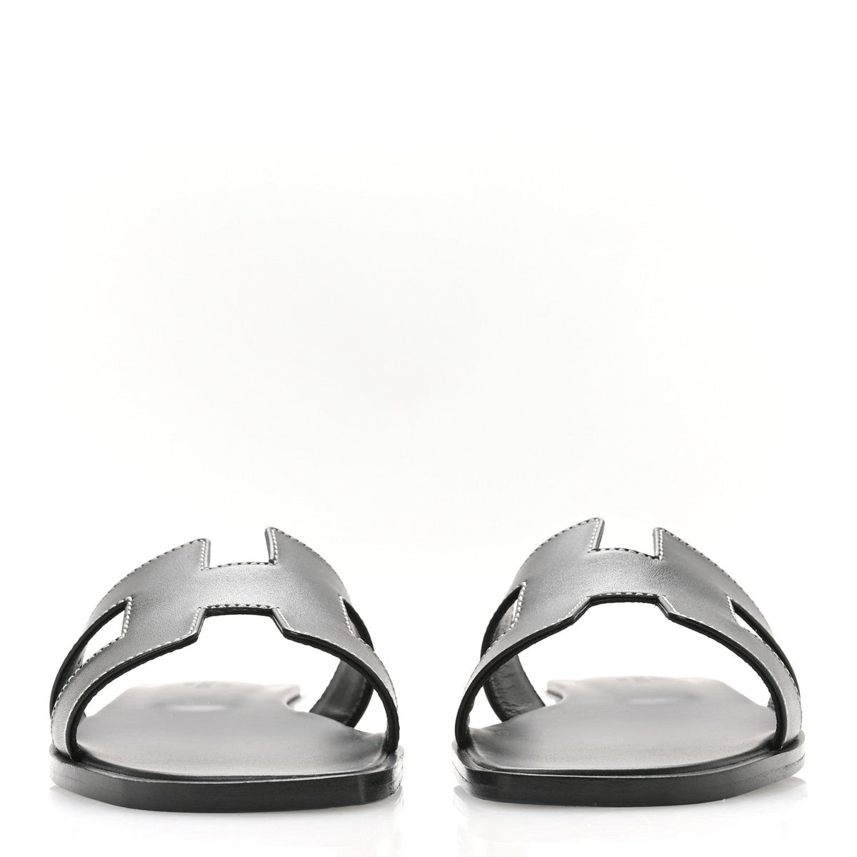 Box Calfskin Oran Sandals 36.5 Black