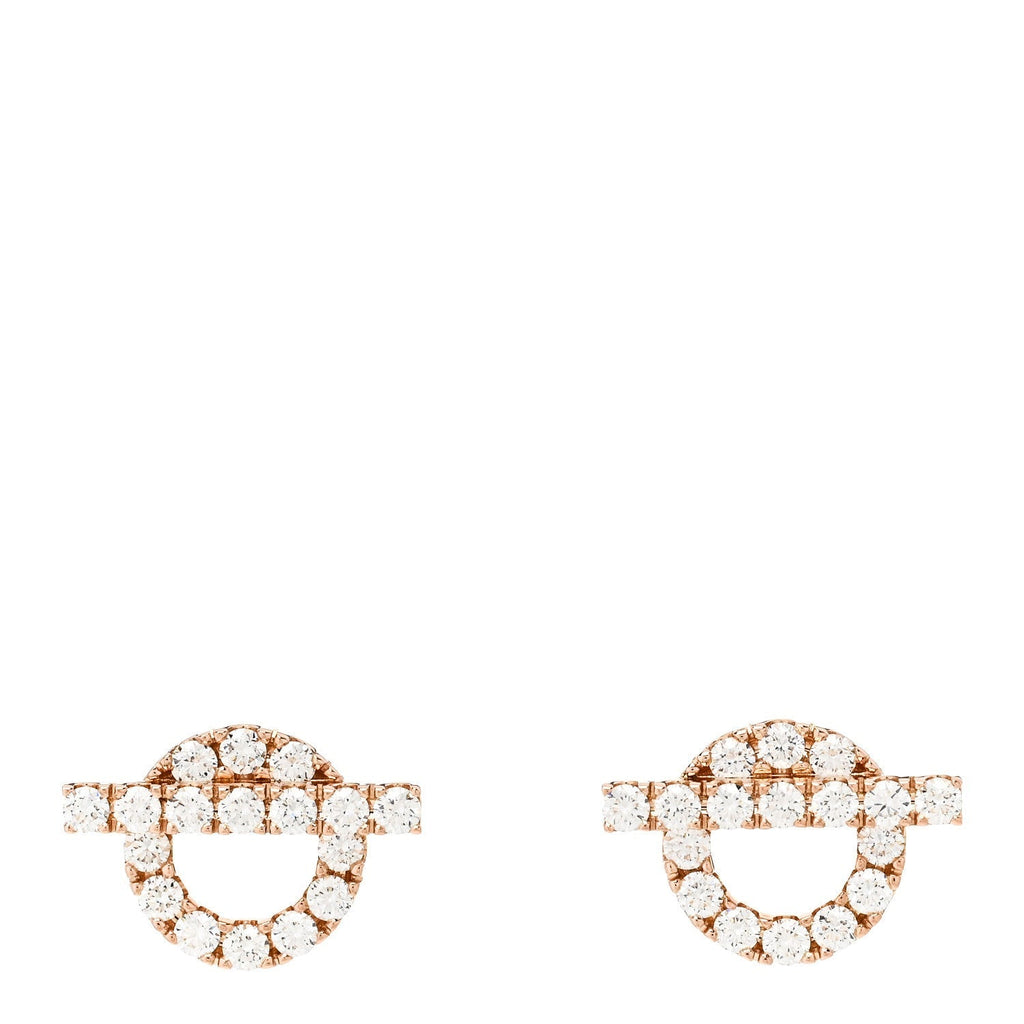 18K Rose Gold Diamond Finesse Earrings