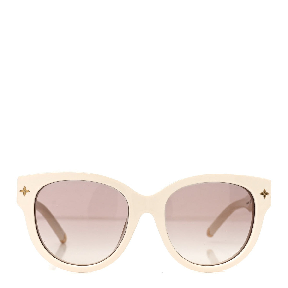 Acetate My Monogram Soft Cat Eye Sunglasses Z1707E White