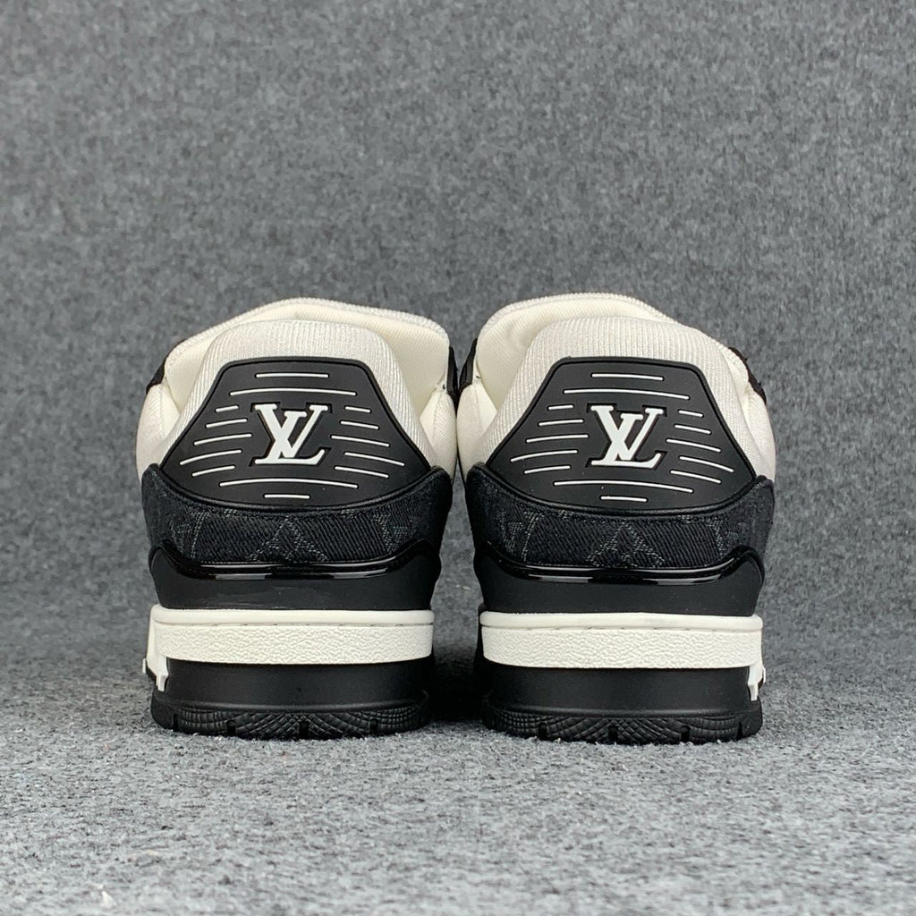 LV Trainer 'Black Monogram Denim’