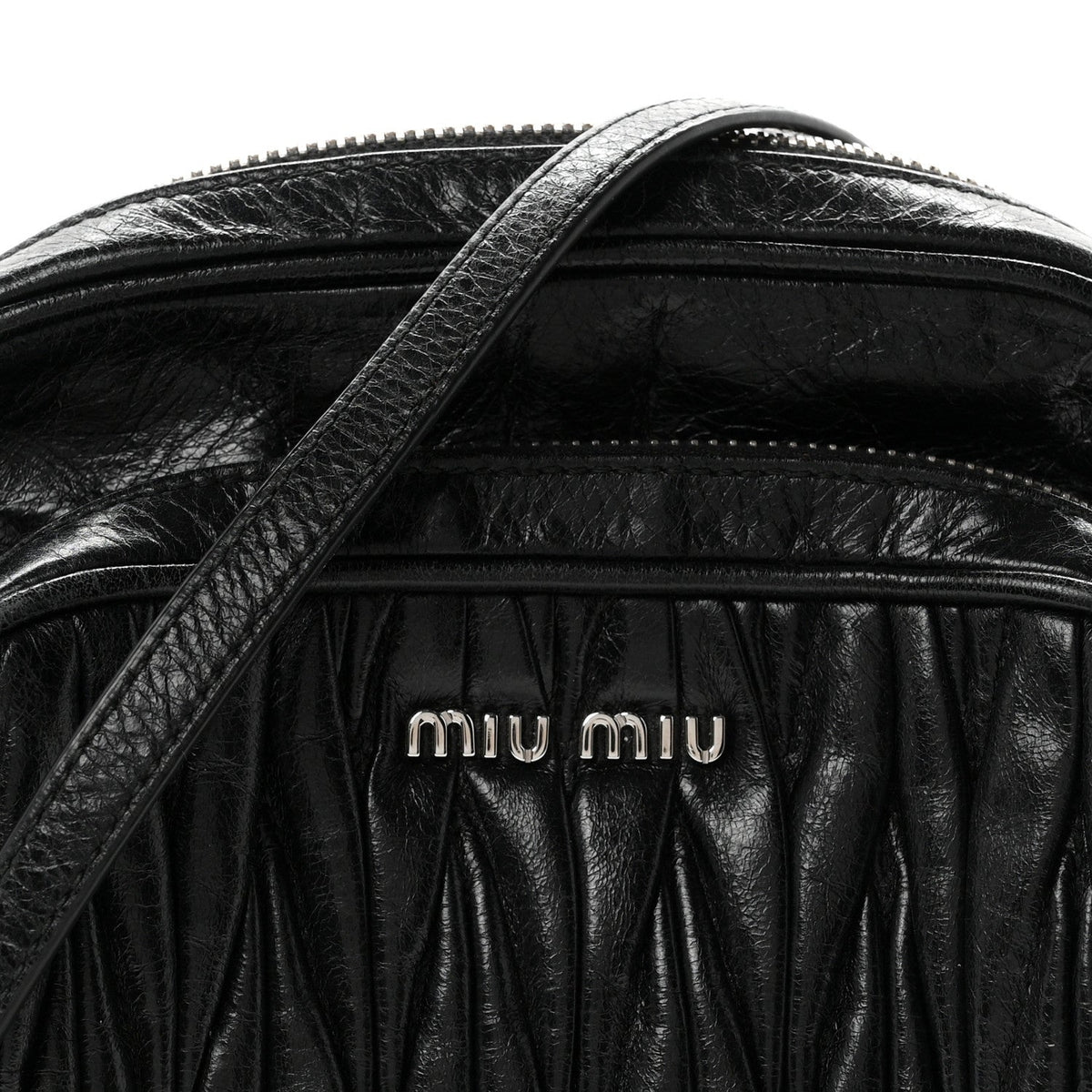 Nappa Matelasse Crossbody Black