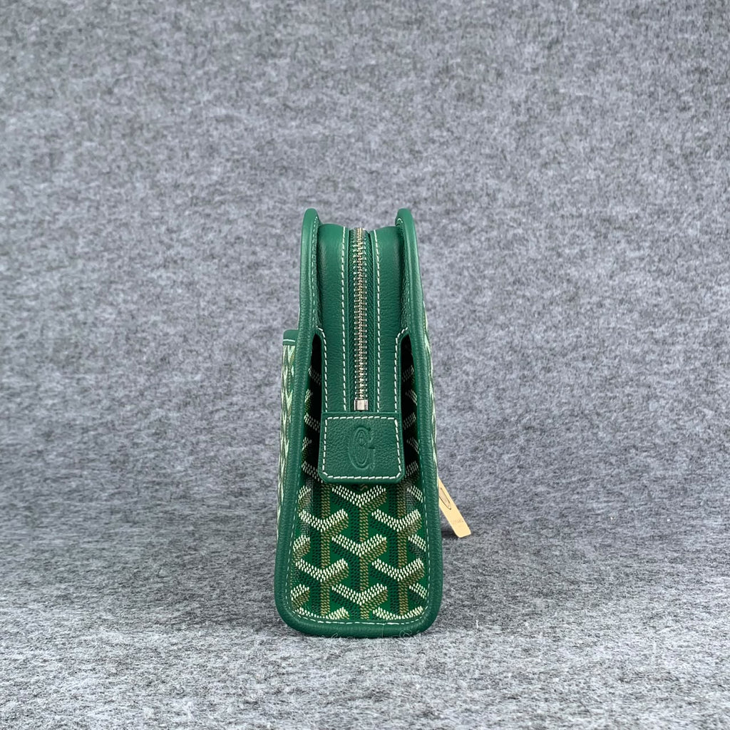 Goyard Toiletry Bag 'Green Goyardine'