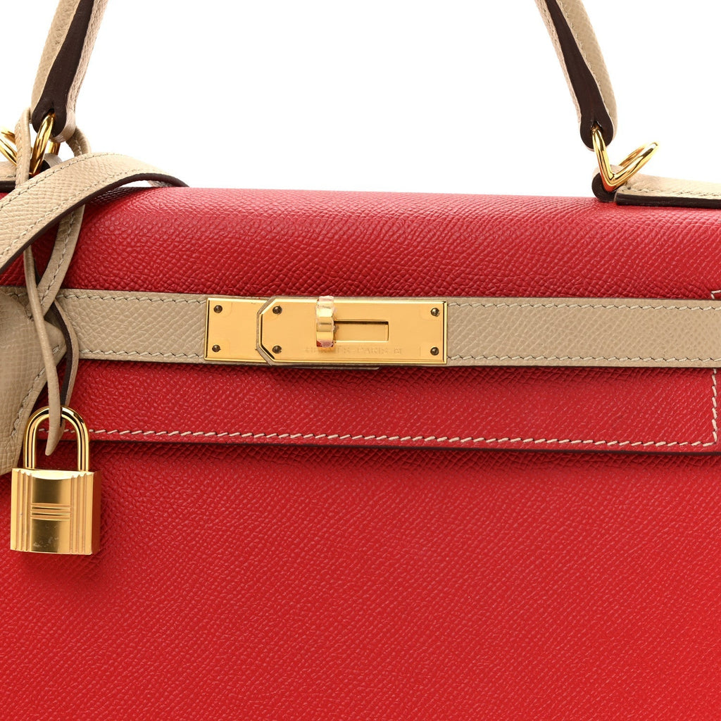 Epsom Horseshoe Kelly Sellier 28 Rouge Casaque Trench