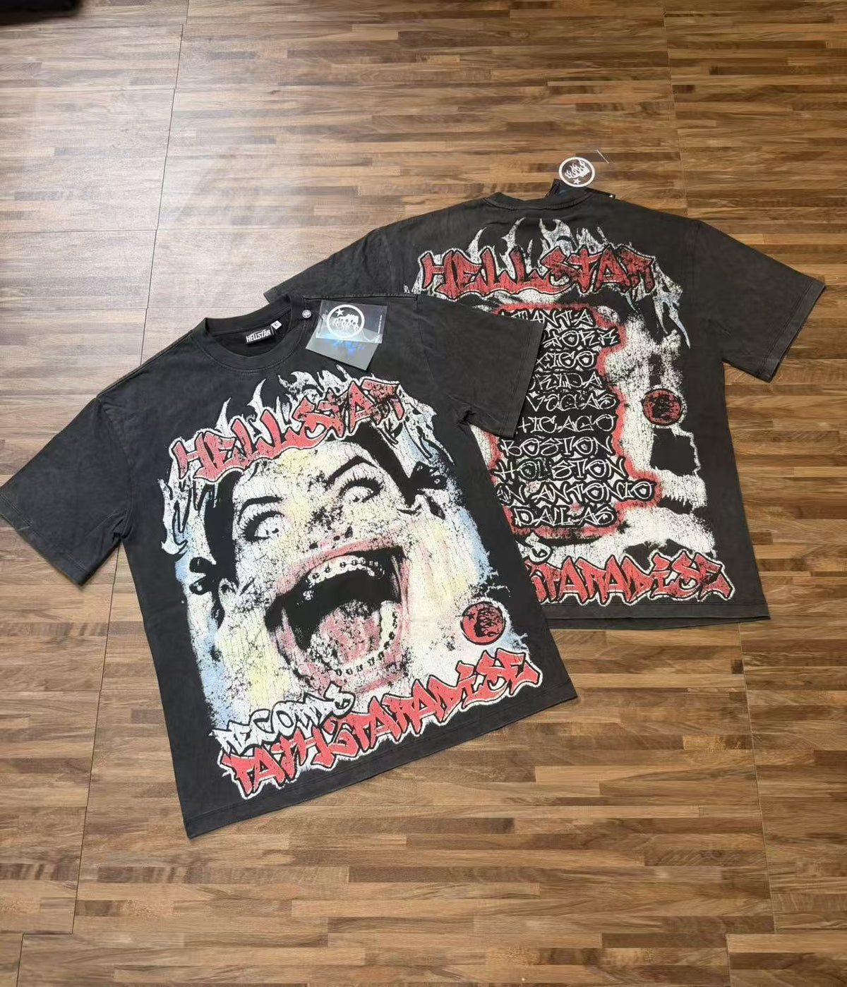 HELLSTAR Hellstar Anarchy Graphic Oversized T-Shirt