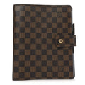 Damier Ebene Large Ring Agenda Cover