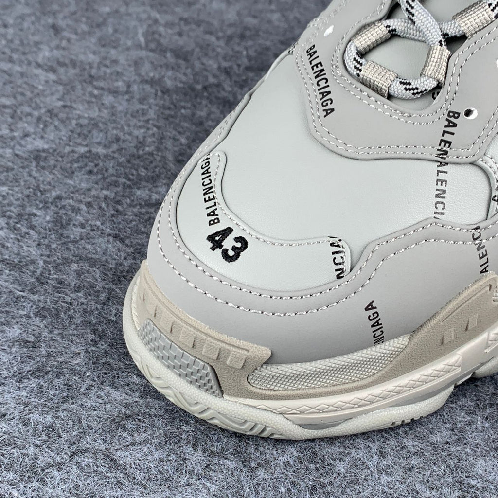 Balenciaga Triple S 'Allover Logo - Grey'