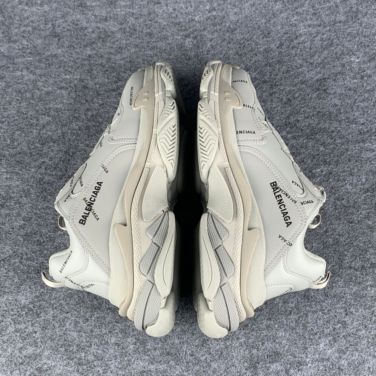 Balenciaga Triple S 'Allover Logo - Grey'