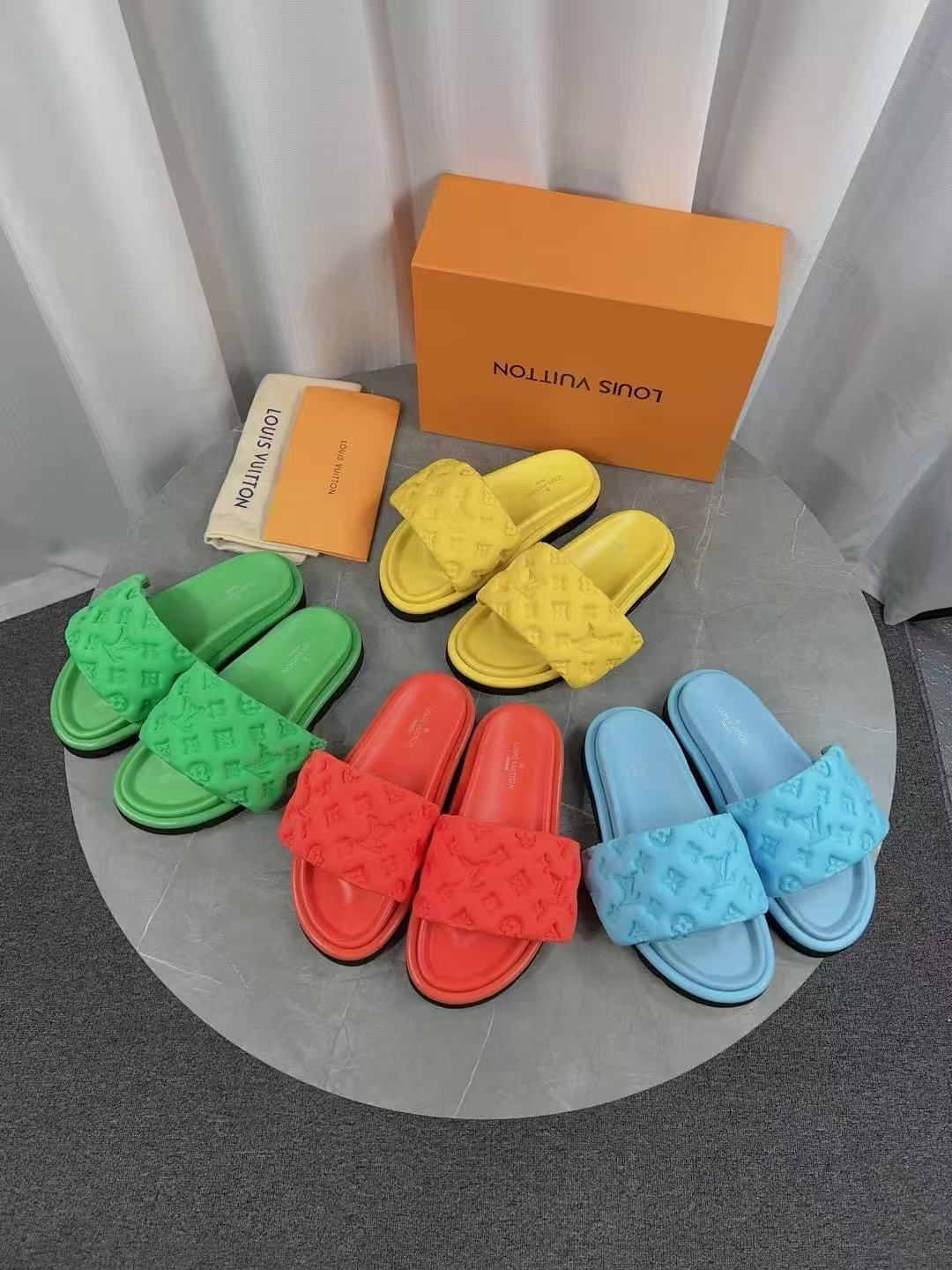 LV Pool Pillow Slides