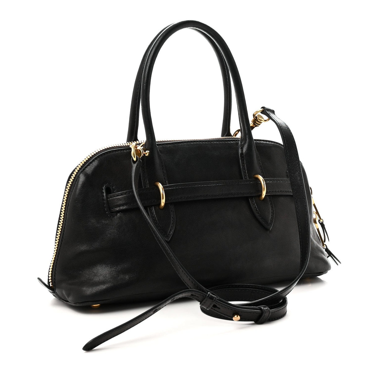 Nappa Aviator Regular Aventure Bag Black