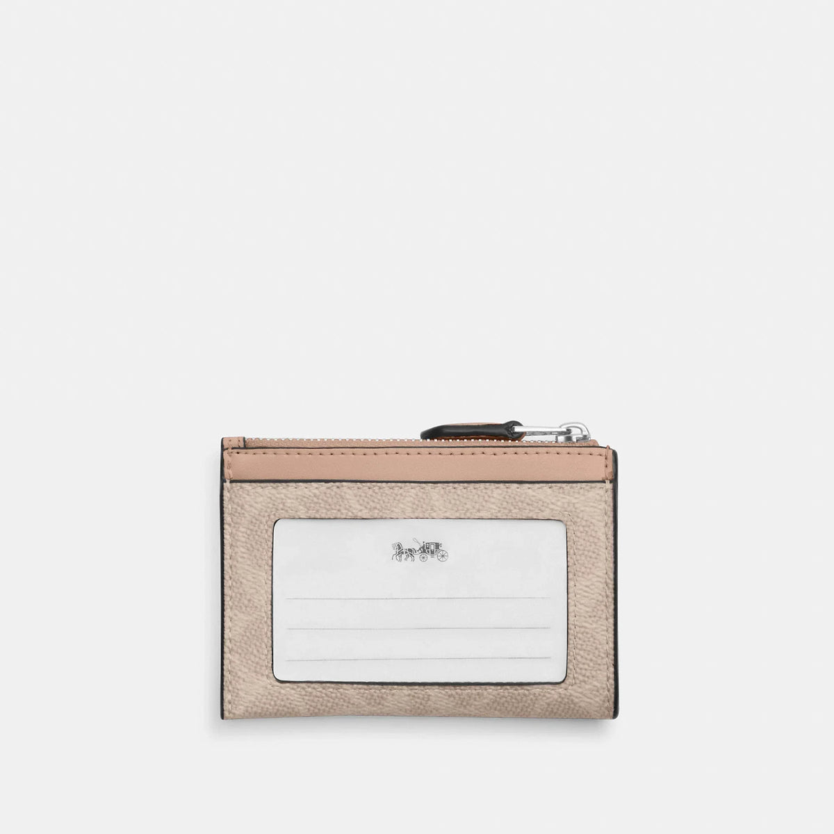 Coach Outlet Mini Skinny Id Case In Signature Canvas