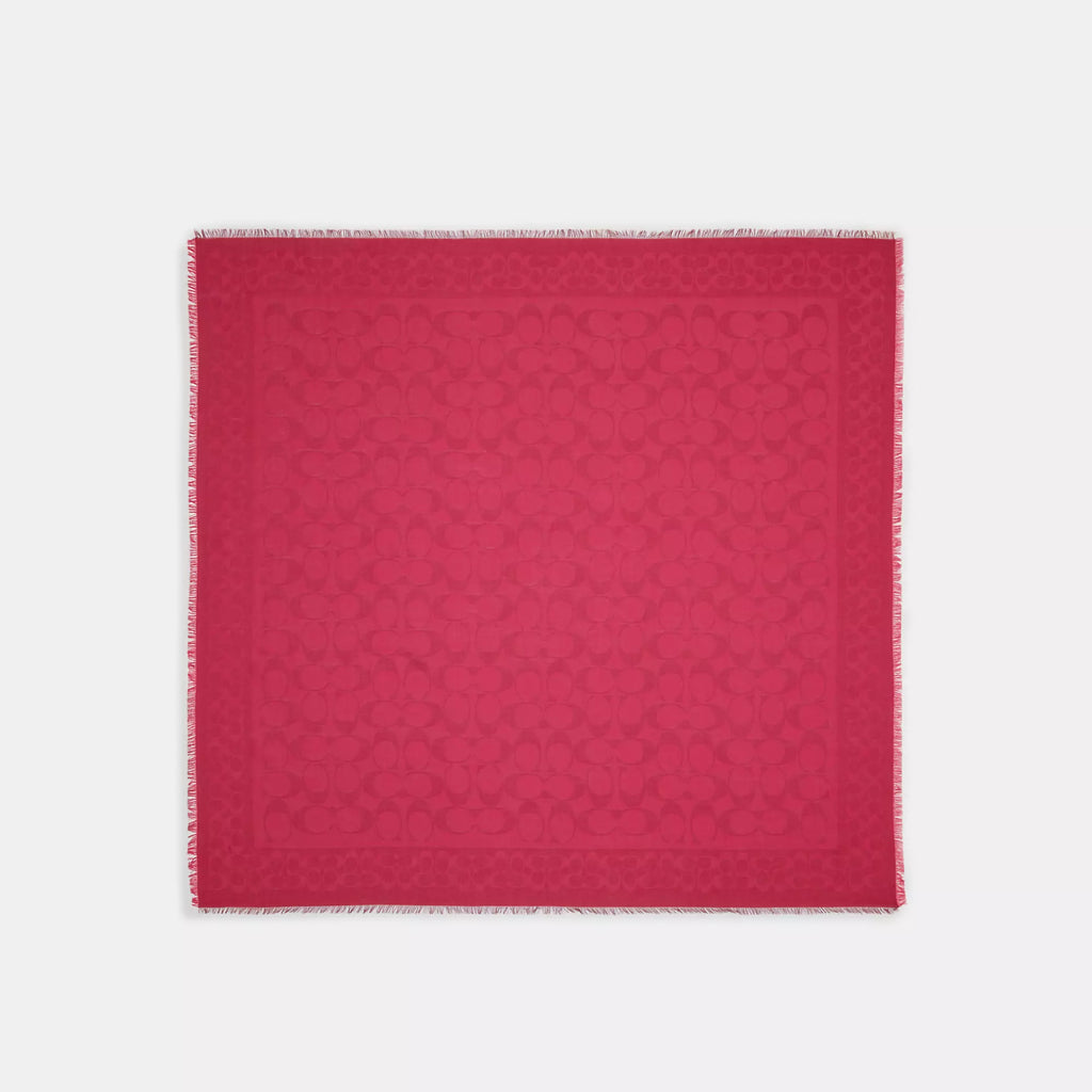 Coach Outlet Signature Oversized Square Scarf