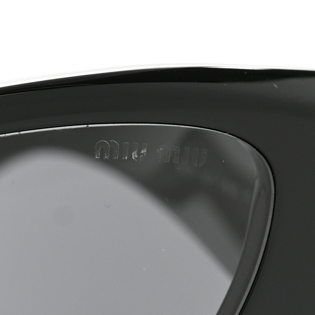 Acetate Cat Eye Sunglasses SMU 06Y Black Ardesia