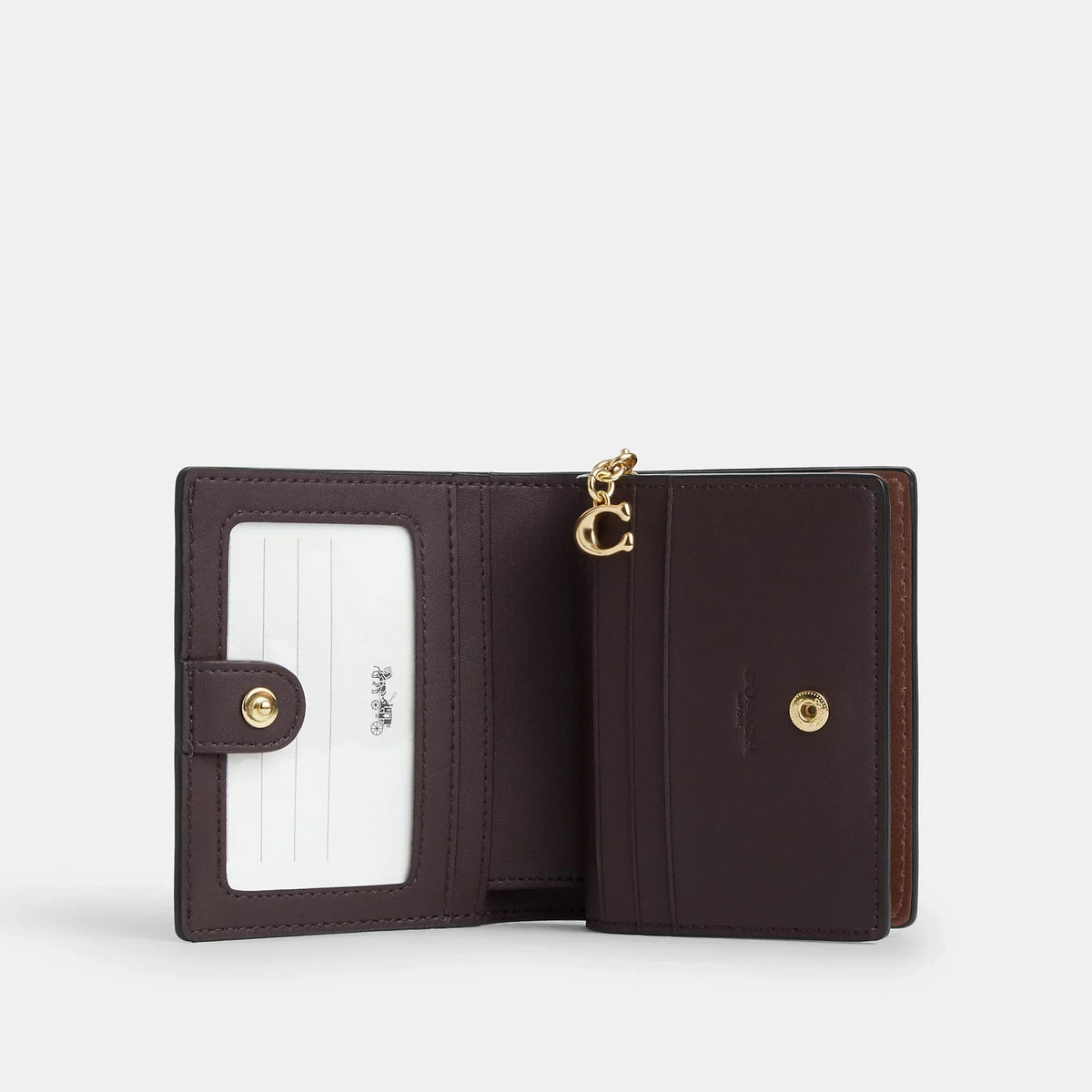 Coach Outlet Snap Wallet In Signature Canvas
