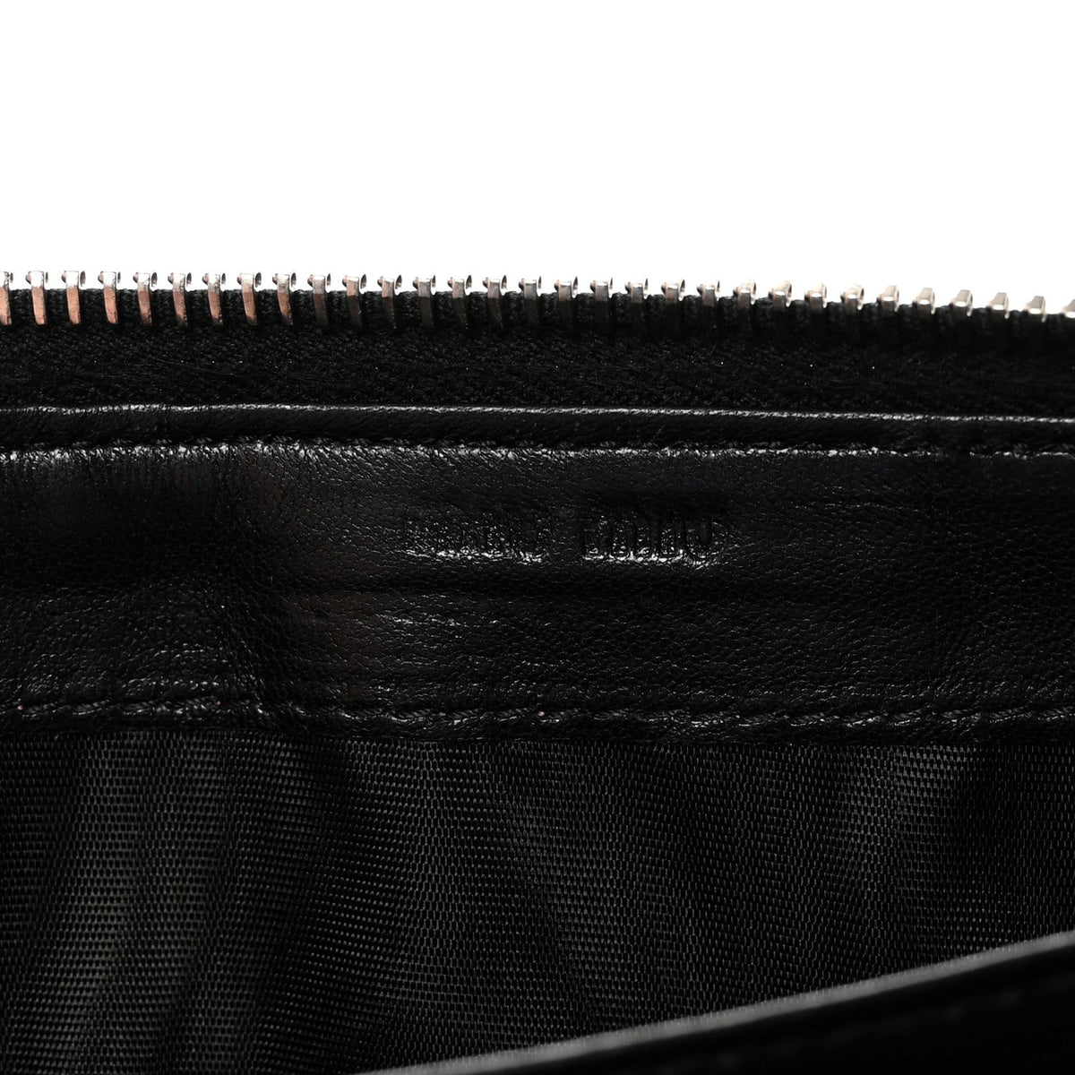 Patent Bow Flap Wallet Green Black