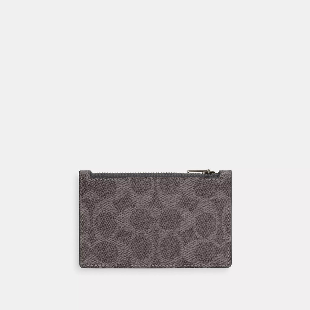 Coach Outlet Zip Card Case In Signature