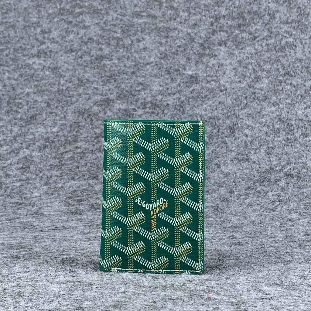 Goyard Canvas Saint Marc Card Wallet 'Green'