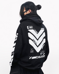 Cyberpunk City Futuristic Sci-Fi Hoodie