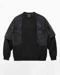 Cyberpunk Fake Two Piece Crewneck Sweatshirt