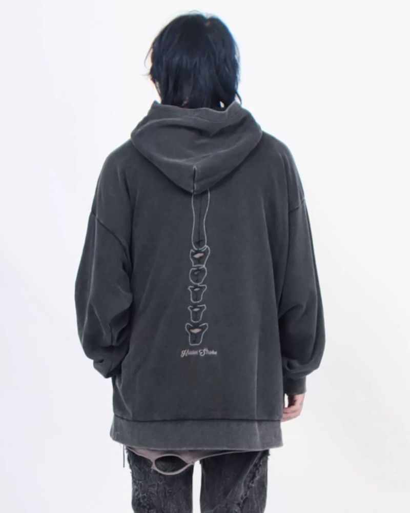 Opium Style Hollow Out Skeleton Hoodie