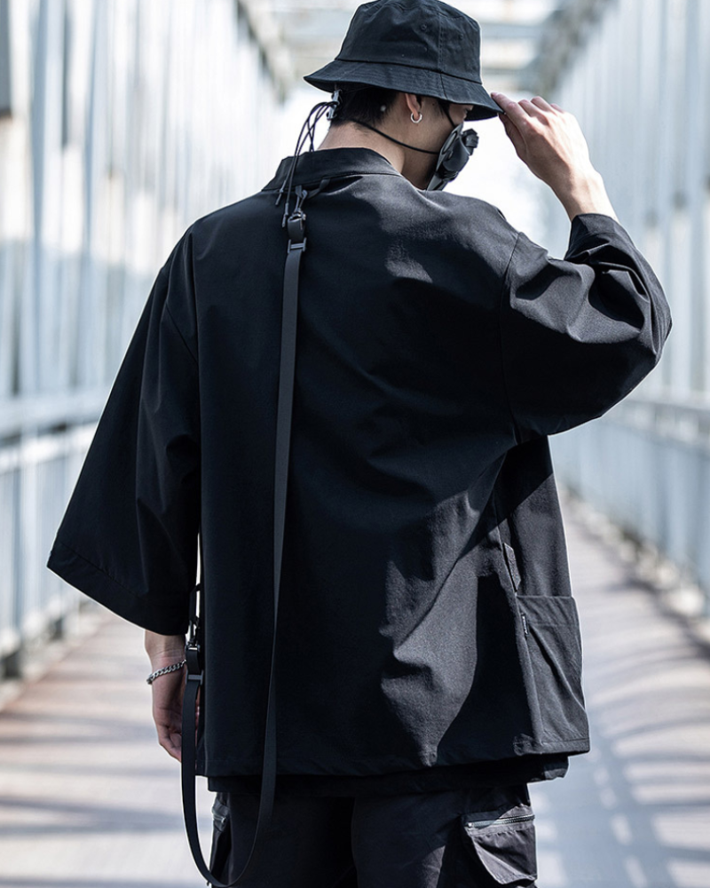 Cyberpunk Ninja Techwear Kimono Jacket
