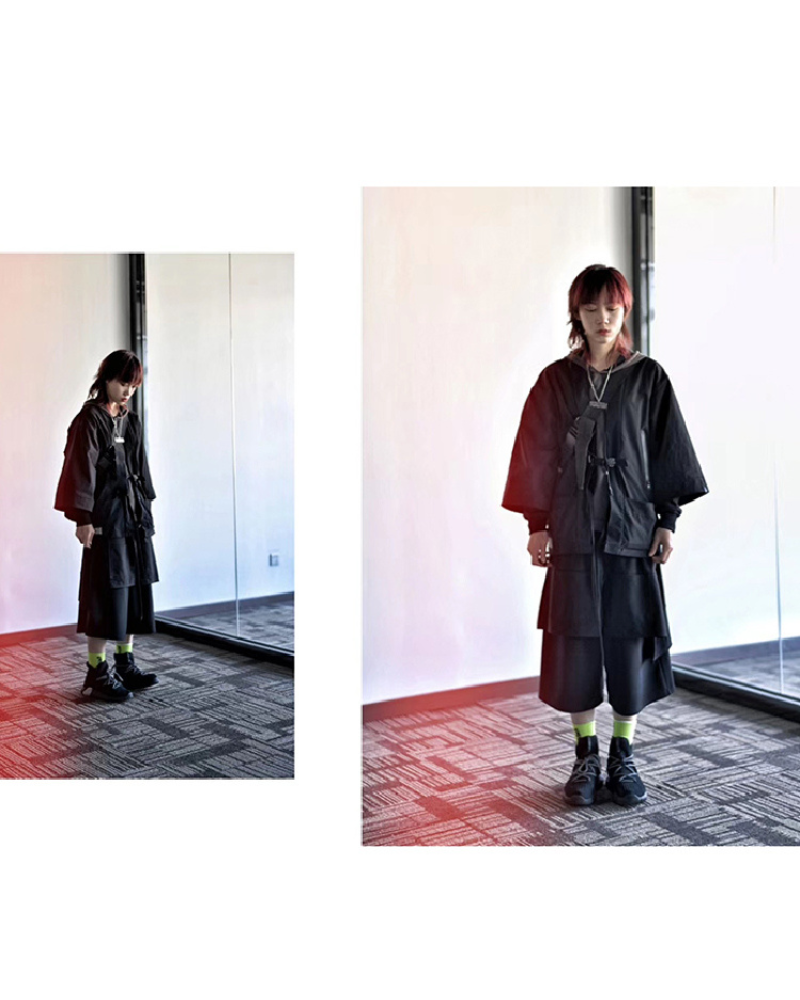 Cyberpunk Ninja Techwear Kimono Jacket