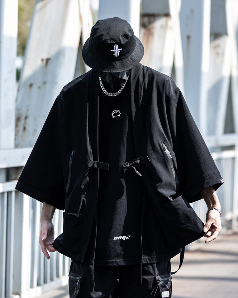 Cyberpunk Ninja Techwear Kimono Jacket