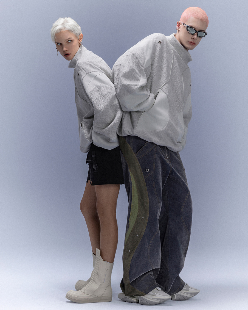 XIPHEVIL Cyberpunk Outfits High-Street Oversized Pullover Sweatshirt