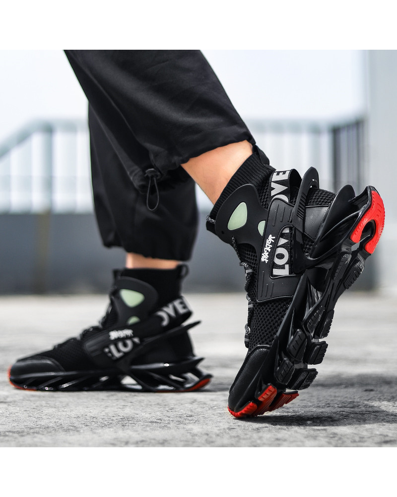 Cyberpunk Reflective Blade Sneakers
