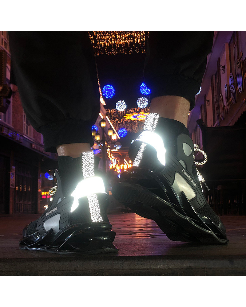 Cyberpunk Reflective Blade Sneakers
