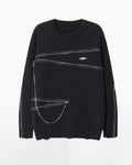 Double Zipper Oversize Lover Sweater