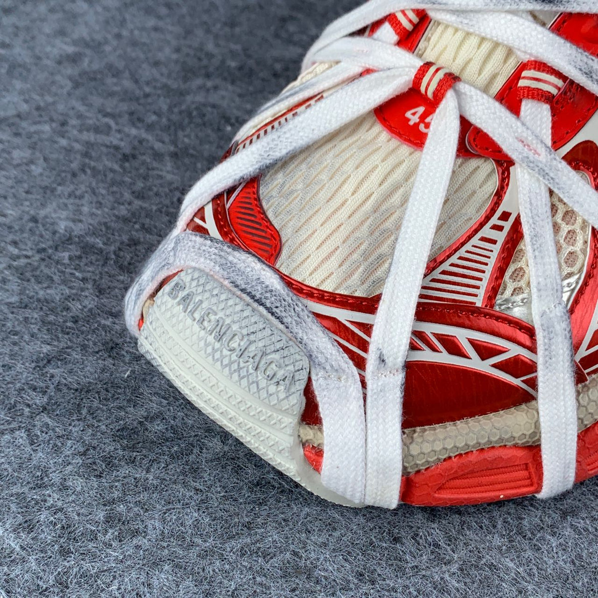 Balenciaga 3XL Extreme Lace Sneaker 'Worn-Out - Orange Beige'