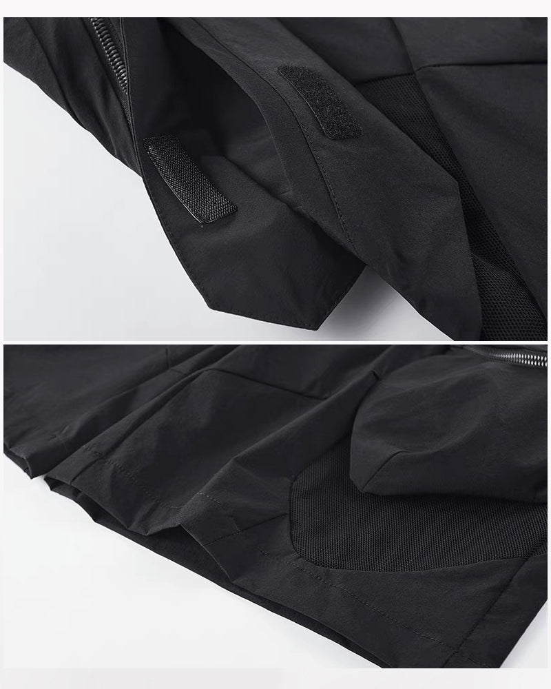 Functional Zipper Pockets Cargo Shorts