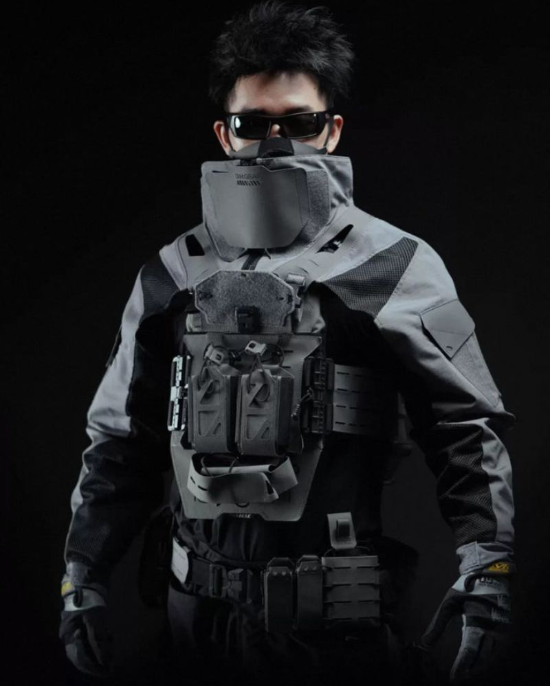 Functional Breathable Tactical Combat Jacket & Vest Set