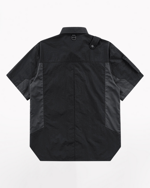 Functional Chest Bag Techwear Cargo Shirt