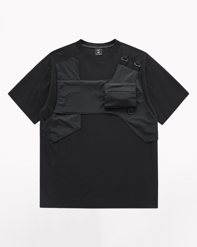 Functional Chest Pocket Techwear T-Shirt
