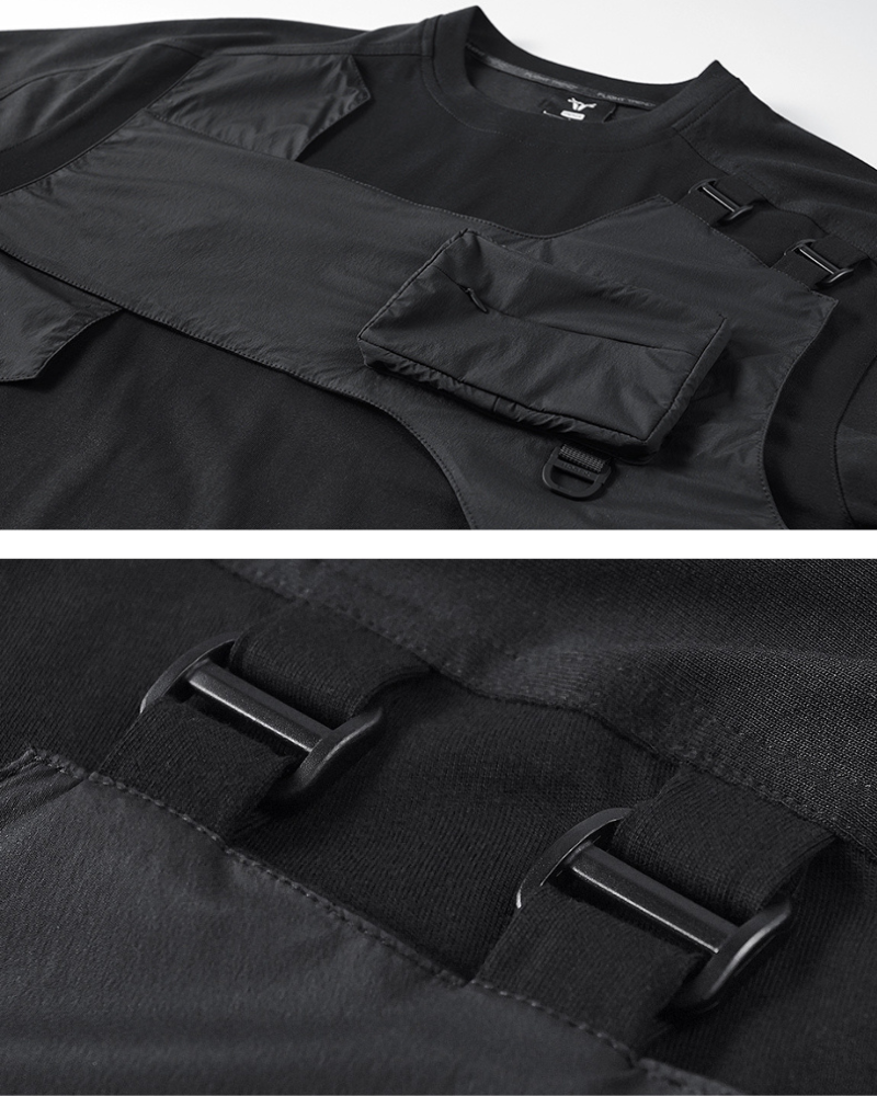 Functional Chest Pocket Techwear T-Shirt