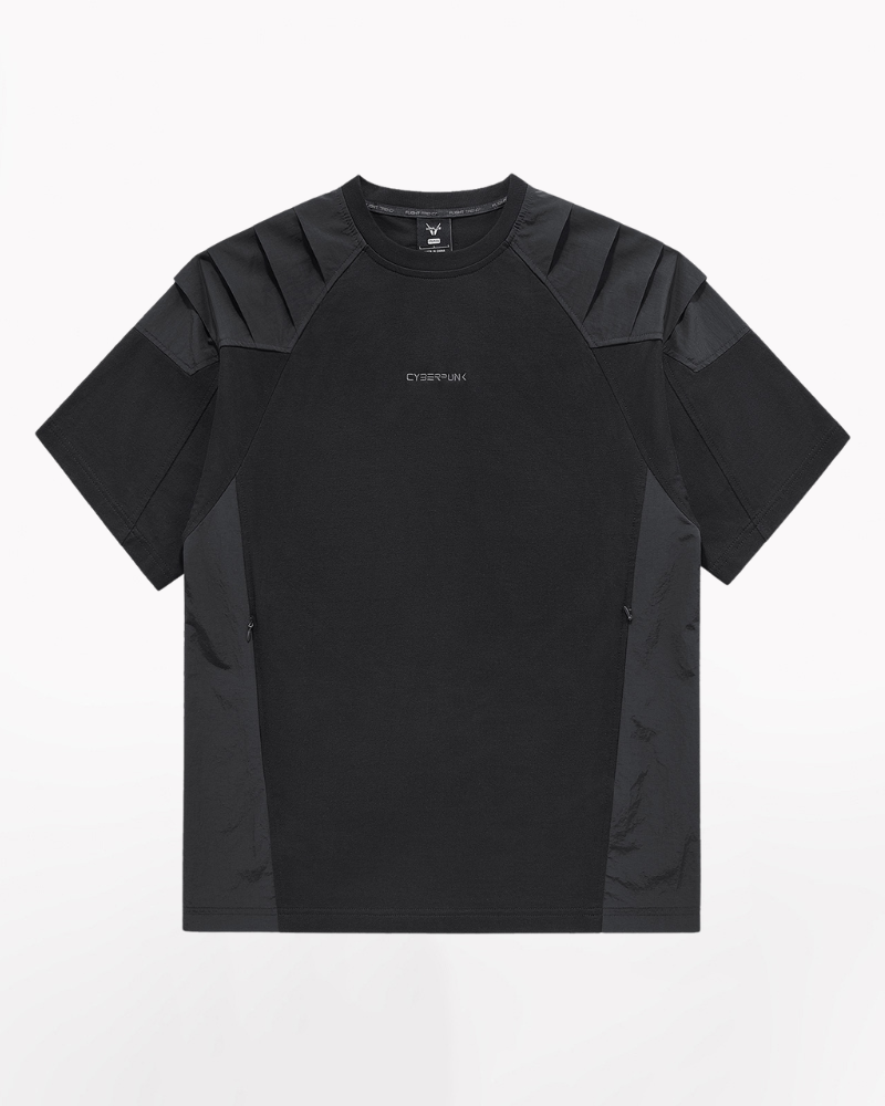 Functional Mech Patchwork Techwear T-Shirt