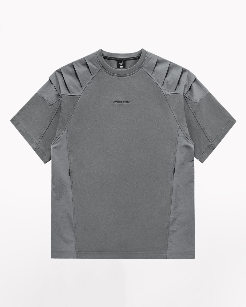 Functional Mech Patchwork Techwear T-Shirt