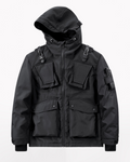 Functional Multi-pocket Cargo Hooded Jacket