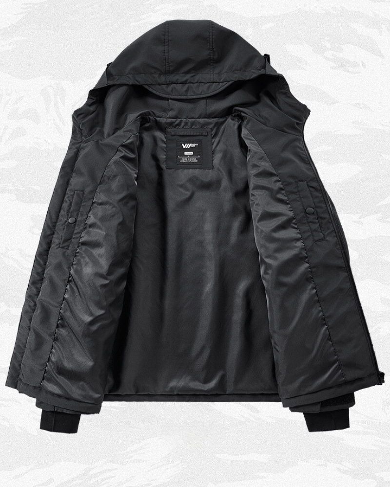 Functional Multi-pocket Cargo Hooded Jacket