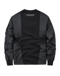 Techwear Functional Patchwork Pullover Sweatshirt